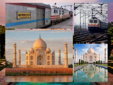 Taj mahal tour by gatimaan express